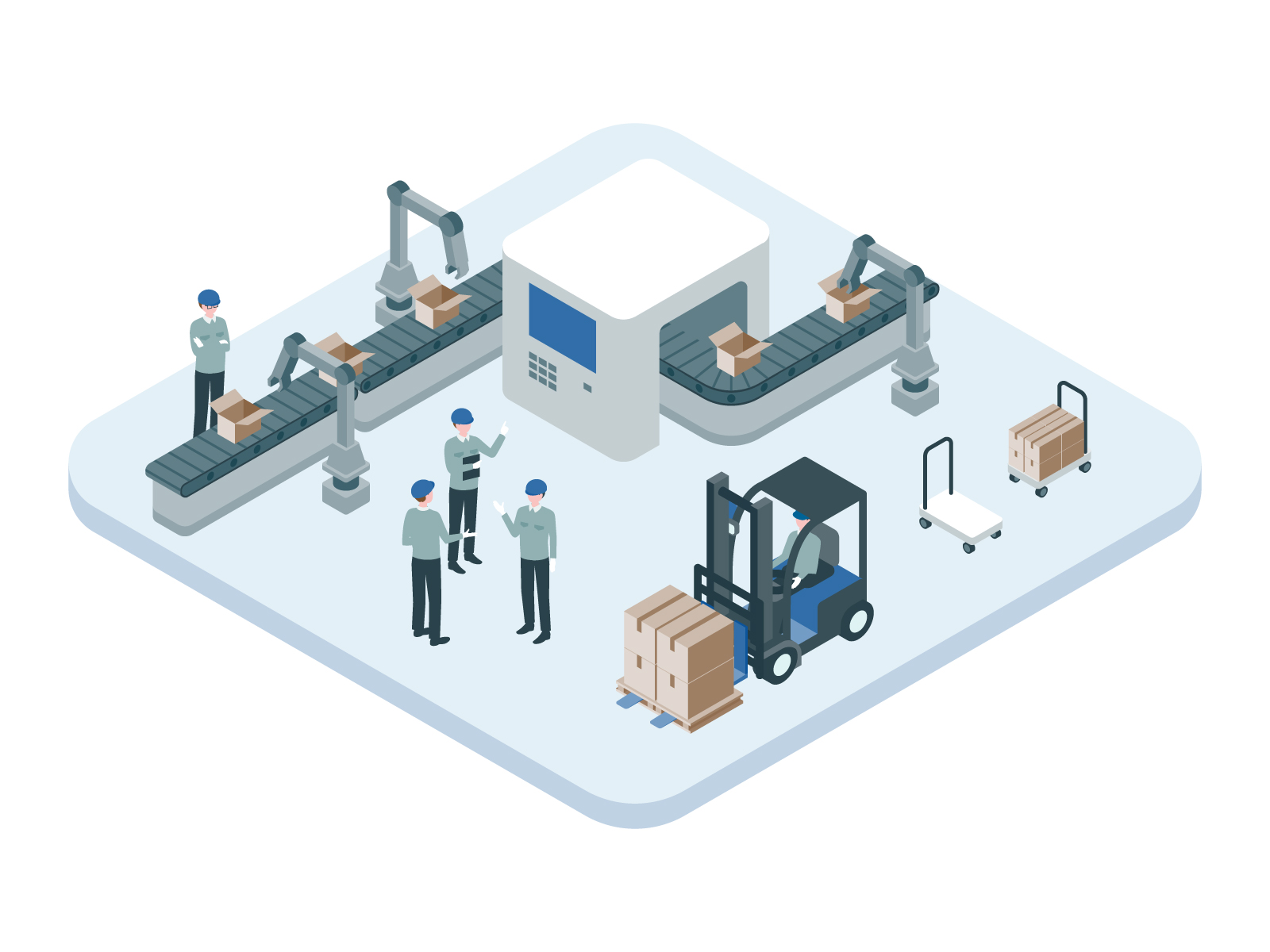 ロボットがいる物流センターの検討ポイントは？